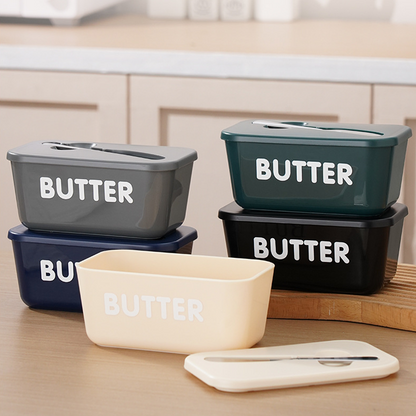 ButterNest – Mantequillera Grande con Tapa y Cuchillo