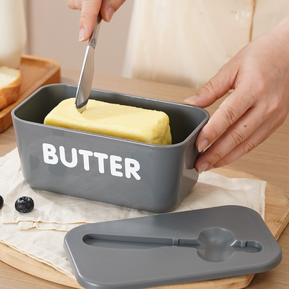 ButterNest – Mantequillera Grande con Tapa y Cuchillo
