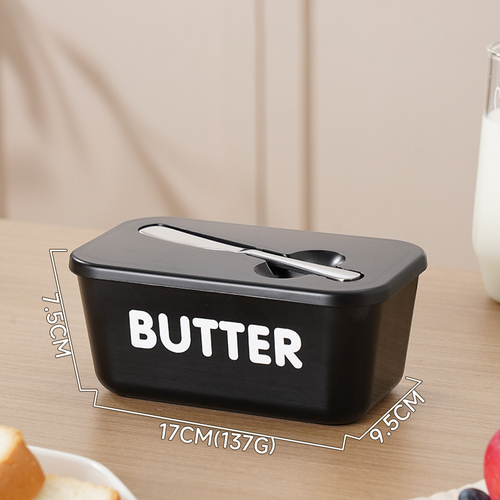 ButterNest – Mantequillera Grande con Tapa y Cuchillo