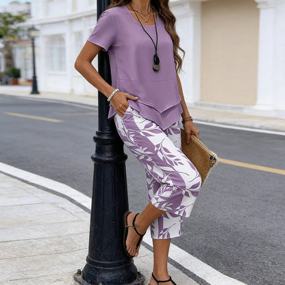 Trendelle - Conjunto de moda moderno de dos piezas