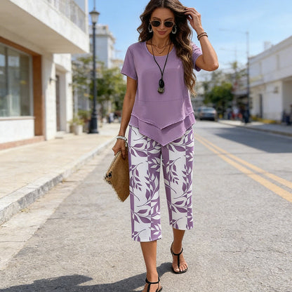 Trendelle - Conjunto de moda moderno de dos piezas