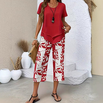 Trendelle - Conjunto de moda moderno de dos piezas