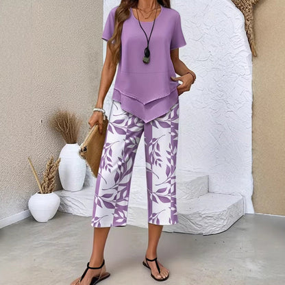Trendelle - Conjunto de moda moderno de dos piezas