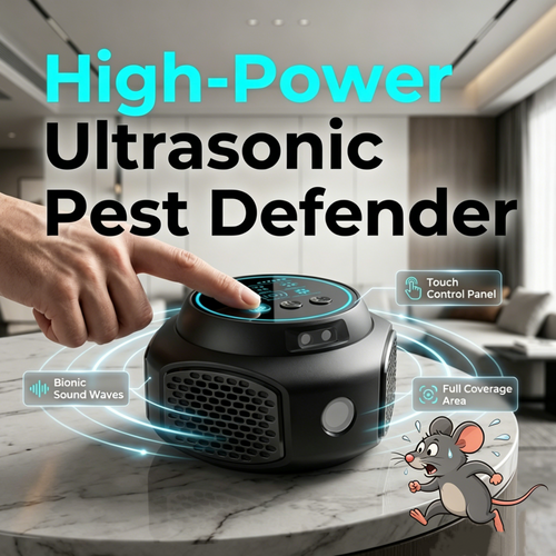 PestPulse – Ahuyentador de Plagas de Triple Onda