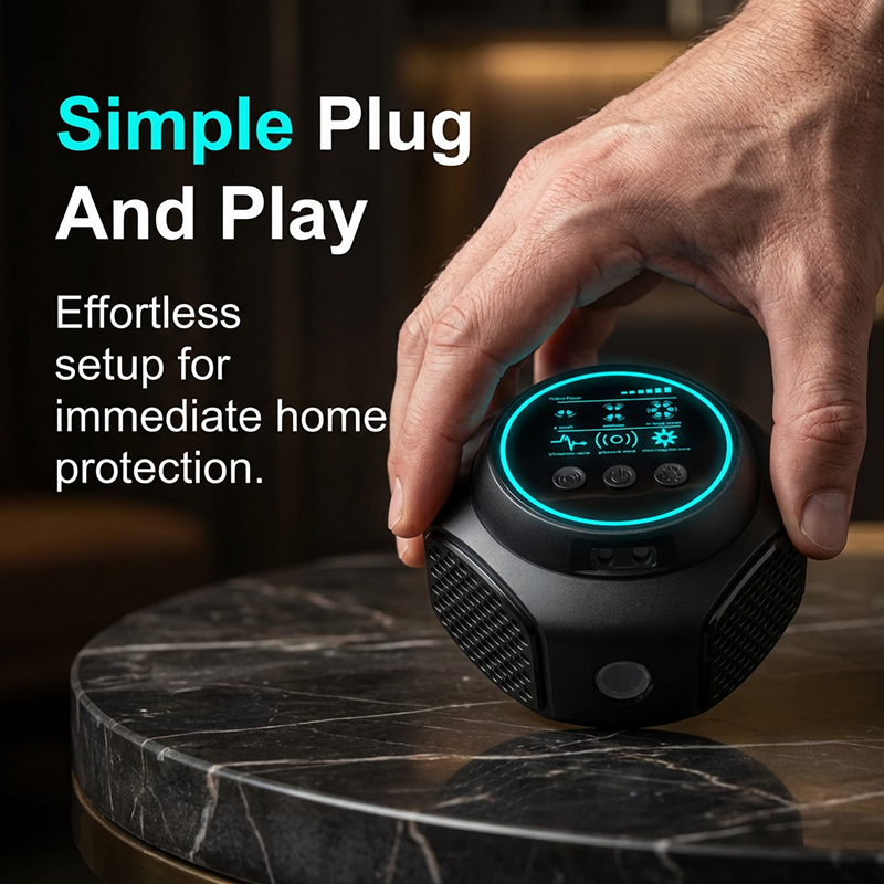 PestPulse – Ahuyentador de Plagas de Triple Onda