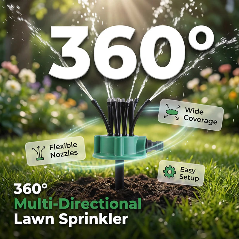 HydroSphere – Sistema de riego de jardín de precisión 360°
