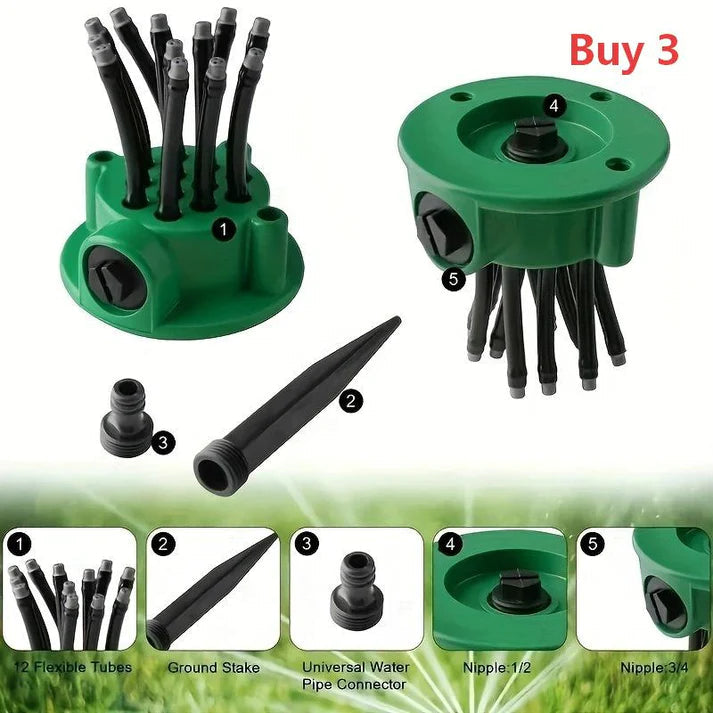 HydroSphere – Sistema de riego de jardín de precisión 360°