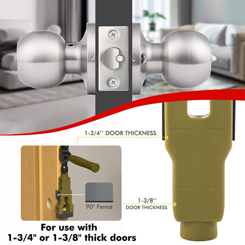 PrecisionCut X – Guía de mortaja para pestillos de puertas
