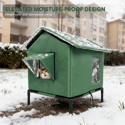 WhiskerHaven – Premium-Katzenhaus für den Außenbereich
