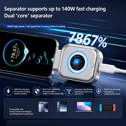TurboGuard – 140W Intelligentes Schnellladegerät