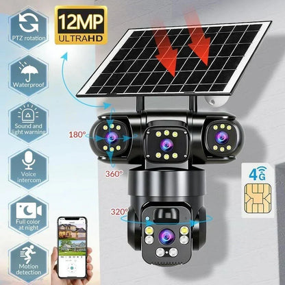 EagleView – 360°-Solar-WLAN-Kamera
