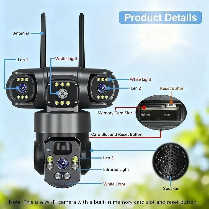 EagleView – 360°-Solar-WLAN-Kamera