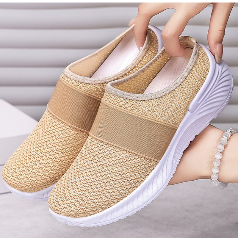 FlexComfort – Zapatillas sin cordones antideslizantes para mujer