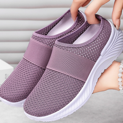 FlexComfort – Zapatillas sin cordones antideslizantes para mujer