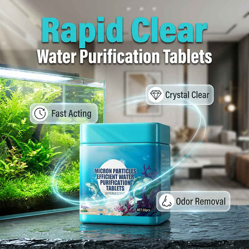 CrystalAqua – Premium-Reinigungstabletten für Aquarien