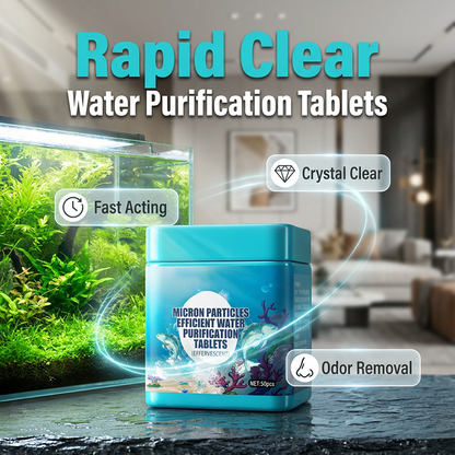 CrystalAqua – Premium-Reinigungstabletten für Aquarien
