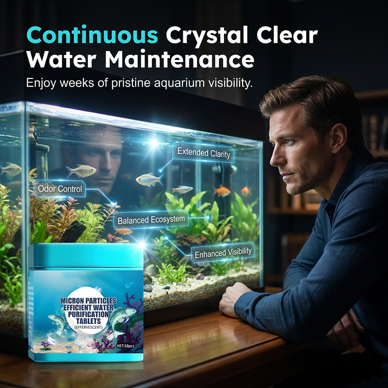 CrystalAqua – Premium-Reinigungstabletten für Aquarien
