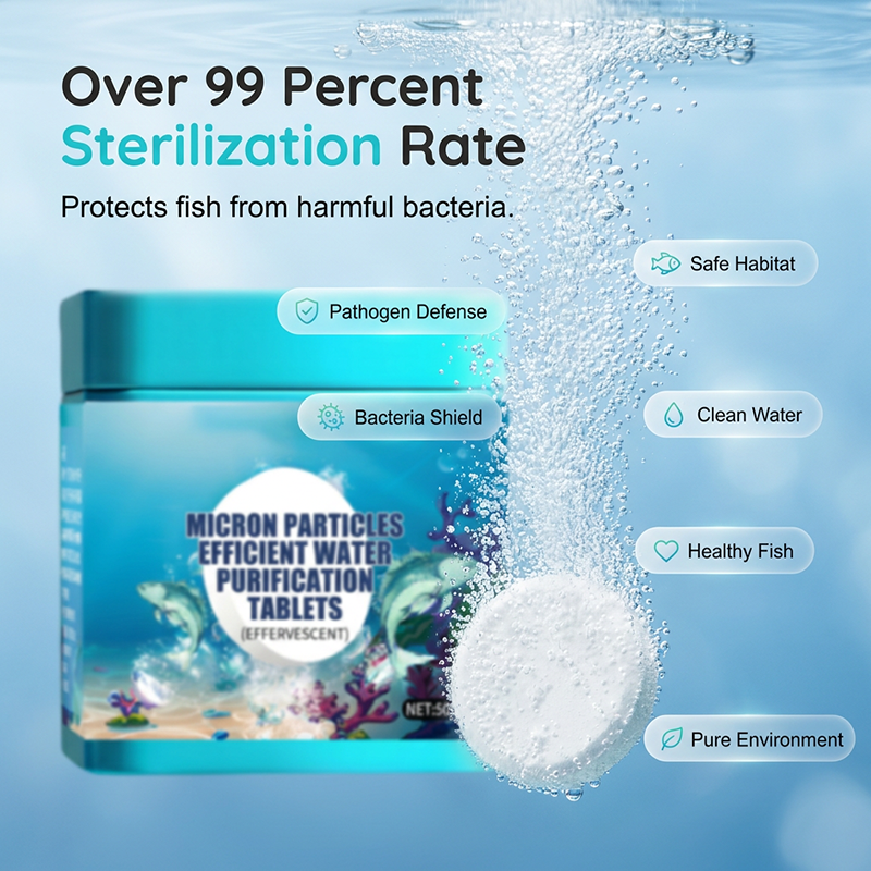 CrystalAqua – Premium-Reinigungstabletten für Aquarien