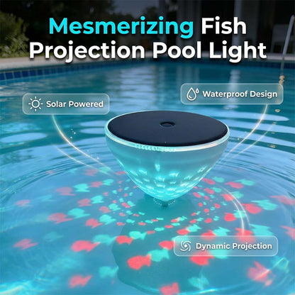 AquaWhimsy: Exhibición de luces de peces flotantes