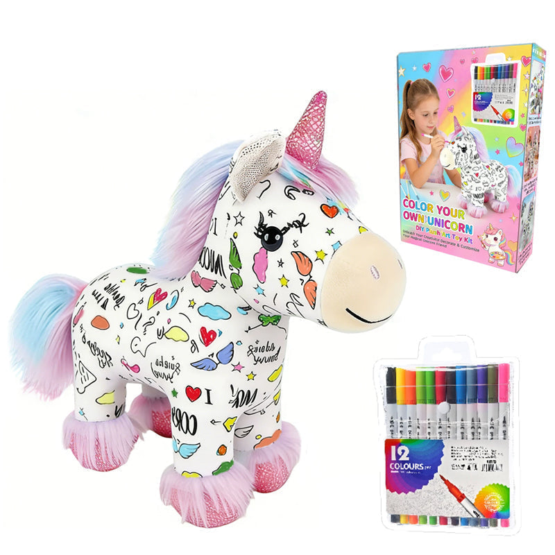 ColorCuddle – DIY-Einhorn-Plüsch-Set