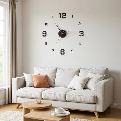 TimeVista – Juego de reloj de pared acrílico luminoso 3D