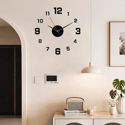 TimeVista – Juego de reloj de pared acrílico luminoso 3D
