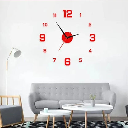 TimeVista – Juego de reloj de pared acrílico luminoso 3D