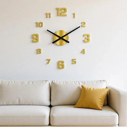TimeVista – Juego de reloj de pared acrílico luminoso 3D