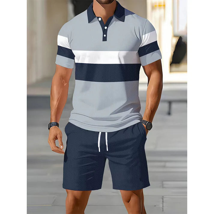 FlexFit – Zweiteiliges Set aus Hemd und Shorts für Herren