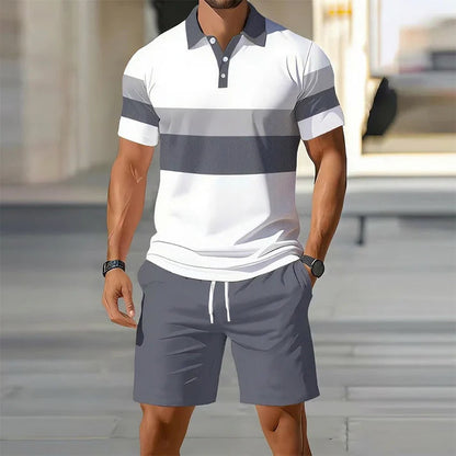 FlexFit – Zweiteiliges Set aus Hemd und Shorts für Herren