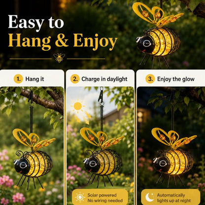 SunnyBee – Lámpara solar colgante para jardín