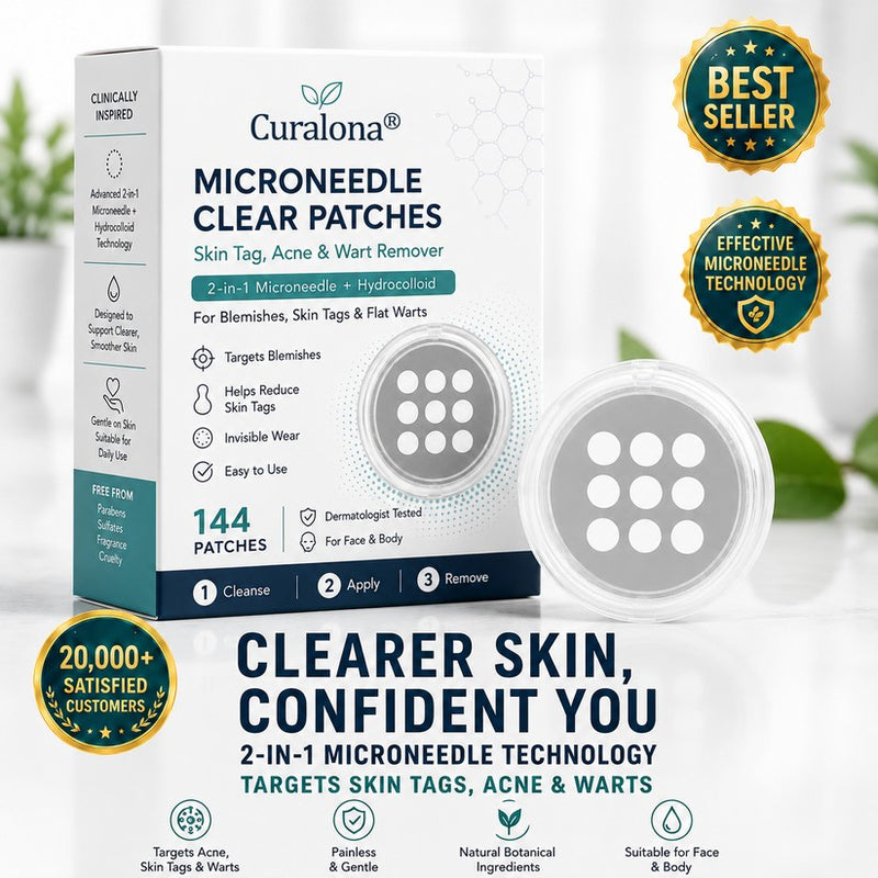 SkinNova – Parche para Acné con Microneedles de Doble Acción