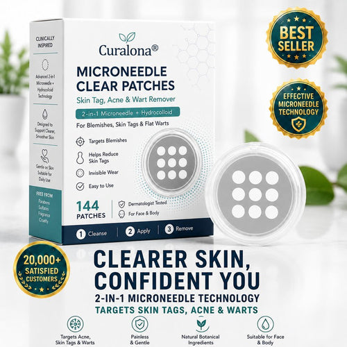 SkinNova – Parche para Acné con Microneedles de Doble Acción