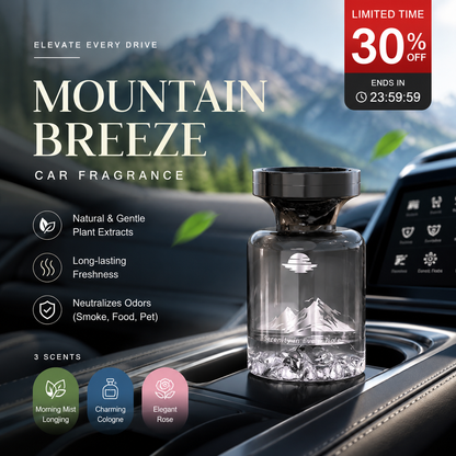 AromaPeak – Luxuriöser botanischer Auto-Lufterfrischer