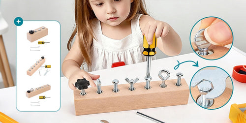 TinyBuilder – Tablero de herramientas de aprendizaje para niños