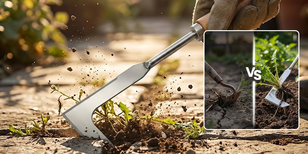 RootLift Pro – Herramienta de desmalezado profundo de raíces