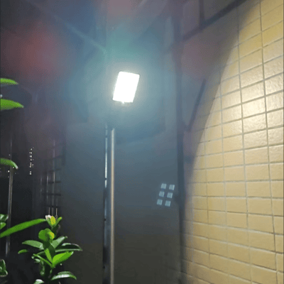 BrightSentinel – Luz de Calle Solar con Sensor de Movimiento