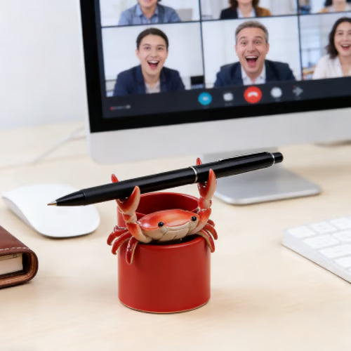 CrabFlex – Soporte de bolígrafo de cangrejo levantapesas
