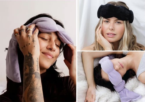 Máscara TranquilRest: máscara de terapia de sueño con peso