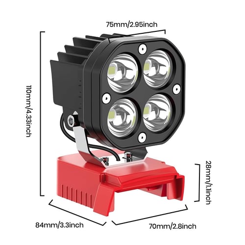 BrightGuard – Robuste LED-Arbeitsleuchte mit Batterieschutz