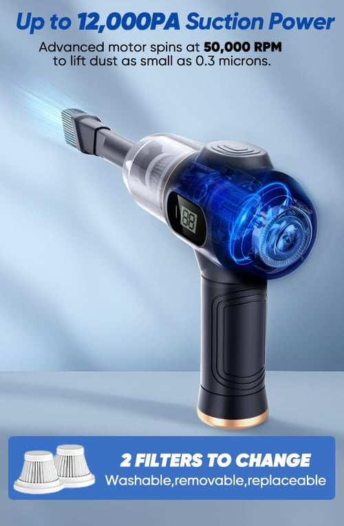 FlexiVac Pro – Tiefenreinigungs-Autostaubsauger