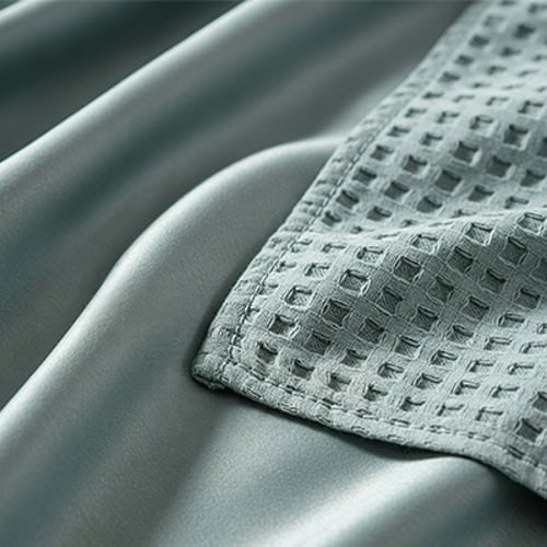 CloudWeave – Manta de gofre de lujo transpirable