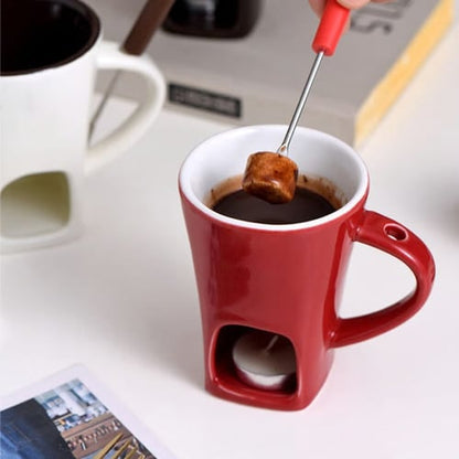 FondueMelt – Taza de Fondue de Cerámica Multifuncional