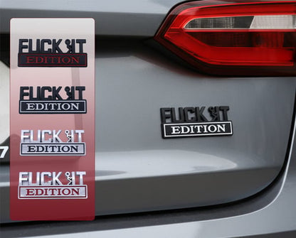VibeMark – Emblema adhesivo 3D “Edición F* IT”