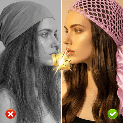 FrizzFree – Gorro de malla para el pelo para dormir