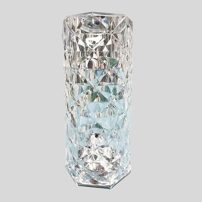 AuraShine – Mehrfarbige Kristall-Diamant-Rosenlampe