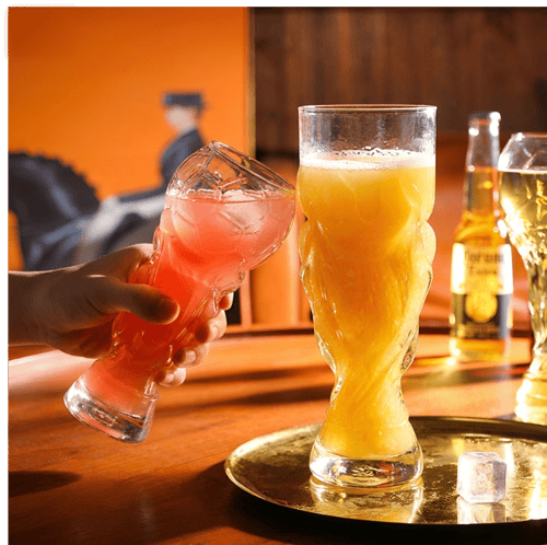 ChampChug – Fußballpokal aus Glas