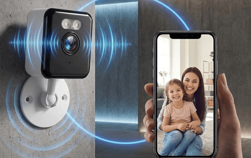 SecureView – Cámara de seguridad inteligente con WiFi