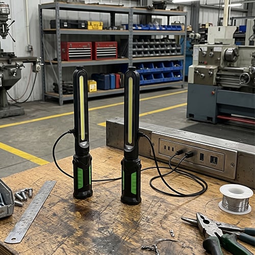 TwinBeam – Lámpara de inspección magnética de luz dual