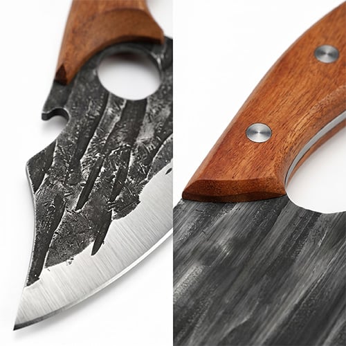 BladeForge – Handgeschmiedetes Koch- & Hackmesser-Set